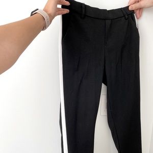 Zara pants with white stripe